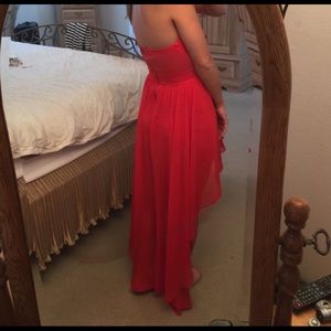 High low dress, Red, Small
